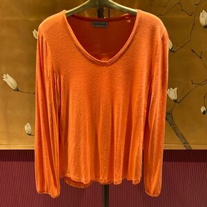 Limited time offer - Beautiful and flowing Kettlewell top in papaya